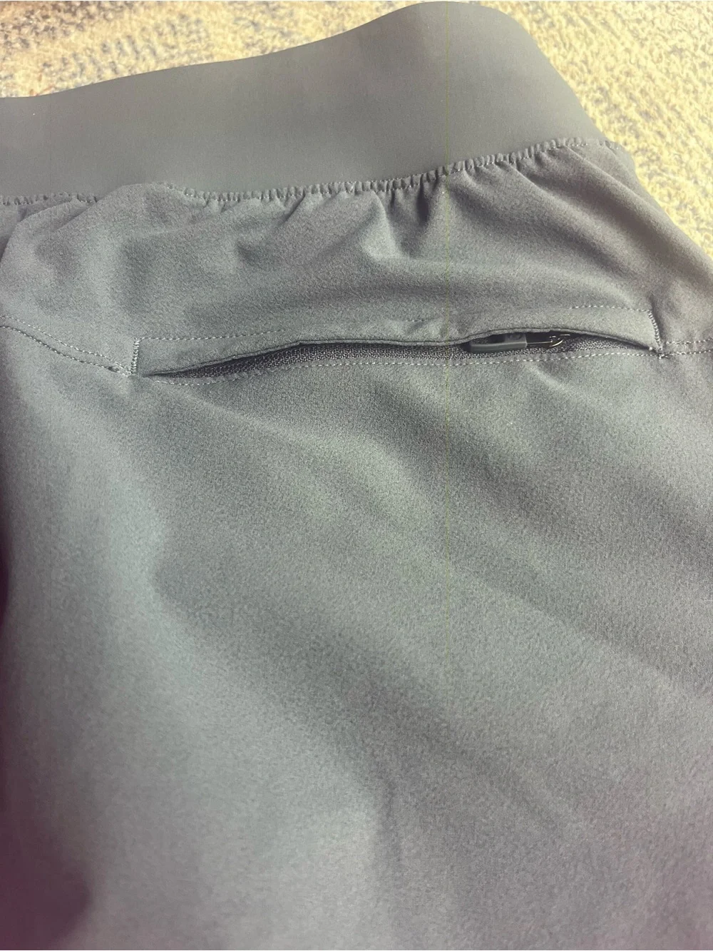 Lululemon Zeroed In Linerless Shorts 5” LM7BJSS Blue Grey Mens Medium